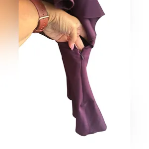 Tommy Hilfiger Size 14 Elegant Purple/Plum Dress with Black Collar‎ thumbnail 3