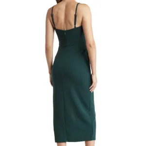Melloday Techno Crepe Square Neck Dress, Size L​​​​​​​​​​​​ thumbnail 2