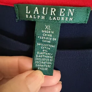 Lauren‎ Ralph Lauren Top Womens XL Navy Blue Long Sleeve Cotton Blend Casual thumbnail 3