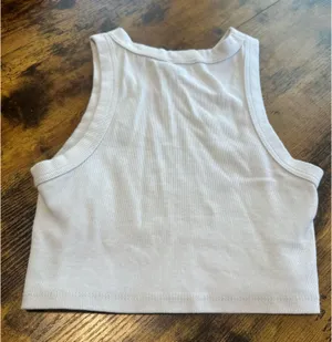 white princess polly cropped tank top thumbnail 3