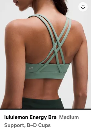 Lululemon Energy Bra Size 14 Black Camo thumbnail 5