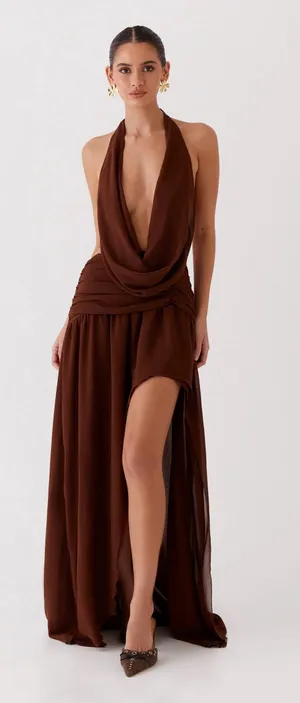Pepper Mayo Halter Maxi Dress thumbnail 1