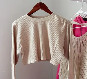 Garage NWOT Waffle Knit Long Sleeve thumbnail 1