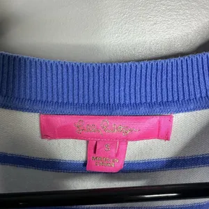 Women's Lilly Pulitzer Size Small Coastal Stripe Sasha‎ Sweater thumbnail 3