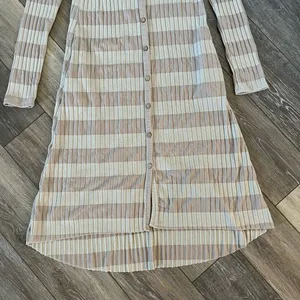 By Together Striped Long Sleeve Maxi Dress thumbnail 3
