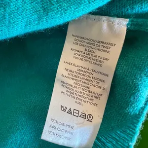 Free People Cashmere Teal Pearl Button-Up Cardigan Sweater thumbnail 10