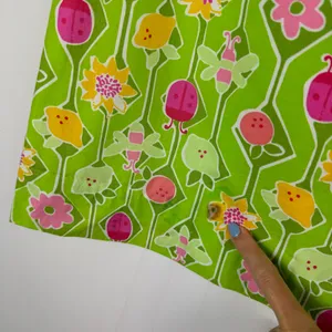 Vtg Lilly Pulitzer Green Floral Spring Mini Skirt Sz 10 Lime Lemon Ladybug thumbnail 15
