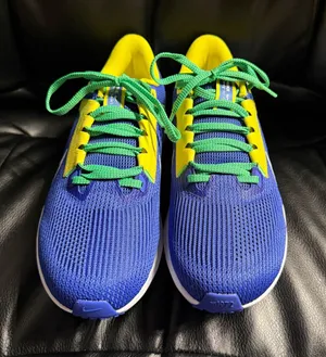 Nike Pegasus 40 Men's Size 8 Brazil Road Running Shoes FN0020-401 Blue/Yellow thumbnail 1