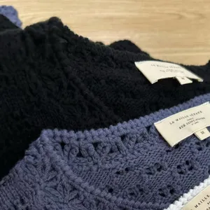 Sezane MARTIE CARDIGAN in Black, M thumbnail 6