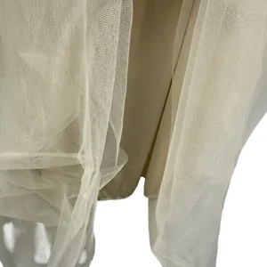 Source Unknown Cream Elastic Waist Pull On Ballet Core Tulle Lined Skirt Womens Large thumbnail 7