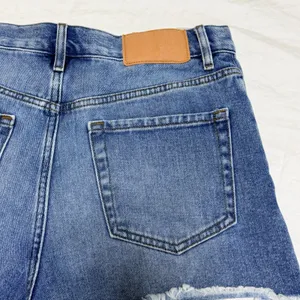 PacSun Vintage High Rise Distressed Denim‎ Shorts Blue Size 29 Button Fly Cutoff thumbnail 11