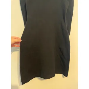 Melonie T Black Mock Neck Puffed Sleeve Sweater Dress Size S thumbnail 3