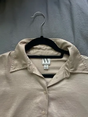 Worthington Satin Long Sleeve Button Up (xs) thumbnail 2