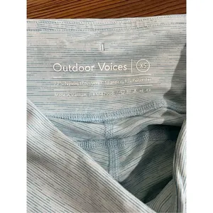 Outdoor Voices womens sky blue techsweat athletic leggings yoga pants sz XS‎ thumbnail 3