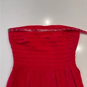 Rachel Roy RSVP Lipstick Red Pleated Strapless Mini Dress Size 8‎ thumbnail 7