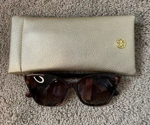New Mary Square Mara Polarized Tortoise Sunglasses Brown Acetate UV400 thumbnail 1
