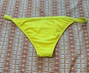 Los Angeles Apparel swim bottoms bathing suit pool beach summer yoga yellow thumbnail 2