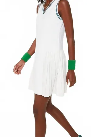 Tuckernuck Kemper Tennis Dress Stripe Performance Jersey Women's Size XS thumbnail 1