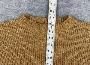 Free People Beach Freya Sweater Tee Shirt Top Orange Knit Pocket Small thumbnail 3
