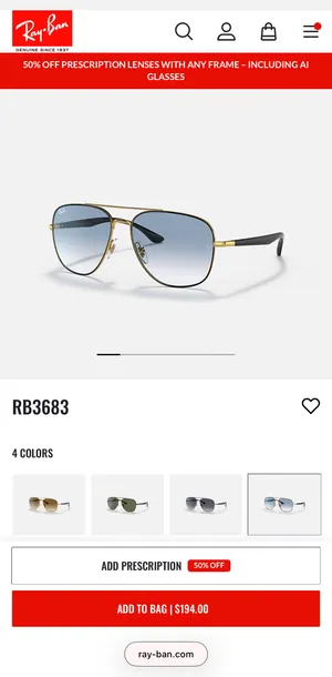 Ray Ban Sunglasses thumbnail 5