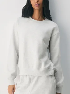 Aritzia Sweatfleece Perfect Fit Crewneck thumbnail 1