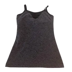 Beyond Yoga Tank Top Womens XS Gray Space Dye Mesh V-Neck Active Cami SM15AW thumbnail 1