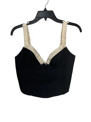 NIA Serafina Sleeveless Top in Black Small Womens Tank thumbnail 5