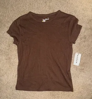 NWT PacSun Brown Baby Tee thumbnail 1