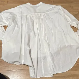 Ann Taylor Loft Size M White‎ Shirt Blouse Top Women thumbnail 6
