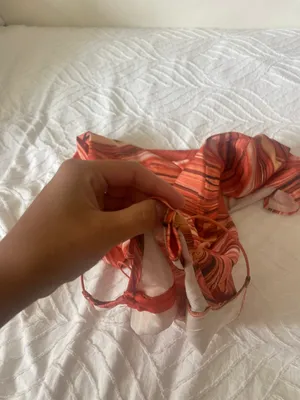 Marble Orange Dress thumbnail 7