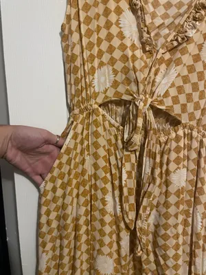 Gingham Dress Yellow thumbnail 3