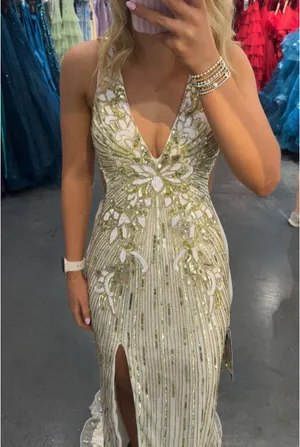 Prom Dress Primavera Couture Beaded thumbnail 4