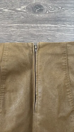 Free People leather skirt thumbnail 3