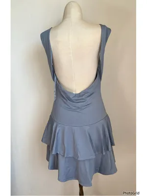 Revolve NIA The Brand Naria Dress State Blue Large New Tags thumbnail 3