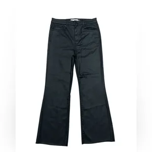 HIDDEN JEANS Coated High Waist Flare Jeans size 30 black thumbnail 4
