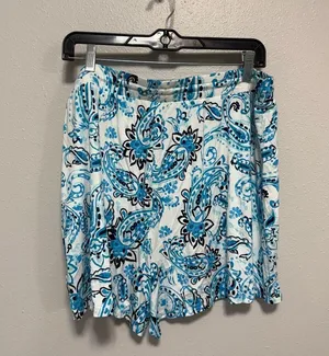 Liz Claiborne 2 Piece Blue Paisley Pajama Set NWT Size XXL thumbnail 1