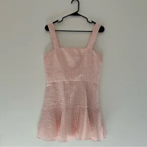 Amanda Uprichard NWOT Annalise Mini Dress in Blush Pink thumbnail 5