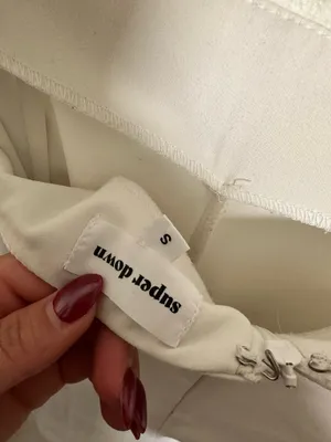 White super down pants  thumbnail 2