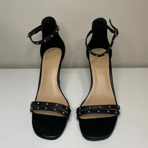 A New Day Enya Black Studded Barely There Pumps thumbnail 2