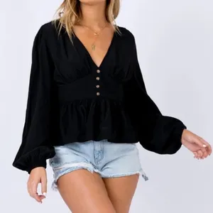 Princess Polly Andover Top in Black Size 2 New with tag thumbnail 2