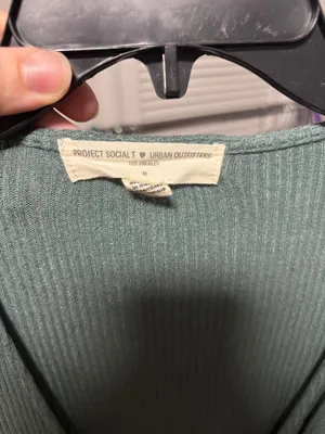 Urban Outfitters Sage wrap top thumbnail 4