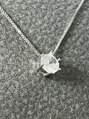 Vintage Sterling Silver necklace thumbnail 2