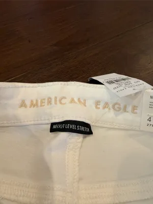 American Eagle Highest Rise Jegging White Next Level Stretch Size 4/27 NWT C70-1 thumbnail 4