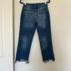 Free People We The‎ Free Women's Denim Jean Pants Distressed Raw Hem Boho Casual thumbnail 2