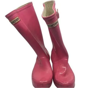 Unisex Hunter Boots Pink Size US 3M/4F thumbnail 1