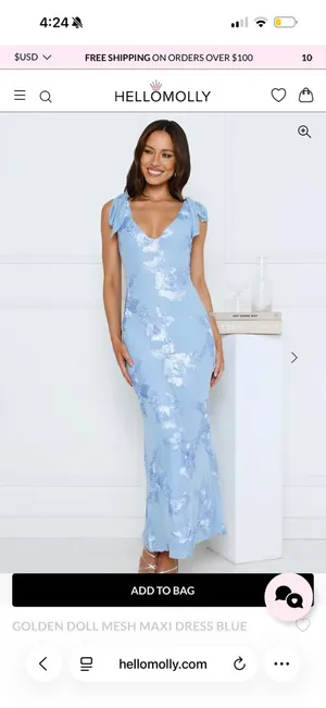 Hello Molly Embroidered Maxi Dress thumbnail 8