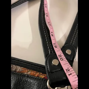 Stylish Black Leather Tote Bag by The Sak thumbnail 6