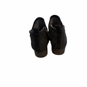 TOMS Black Suede Ankle Boots Block‎ Heel Casual Comfort Shoes Womens Size 8.5 M thumbnail 4