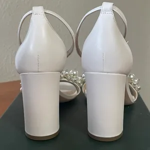 Kate Spade NIB Rosa Pearly Stud Ankle-strap Block Heels Ivory Parchment Size 6.5 thumbnail 10
