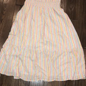 Crown and Ivy pastel striped maxi dress size large thumbnail 2